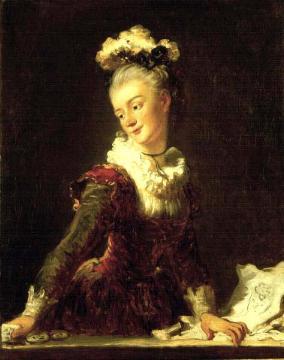 Jean Honore Fragonard French dancer oil painting image